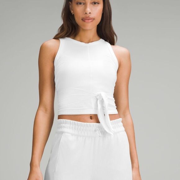 NWT New LULULEMON Its A Tie Tank Top Convertible Open Bow Back or Crop Tank 8 - Picture 1 of 9